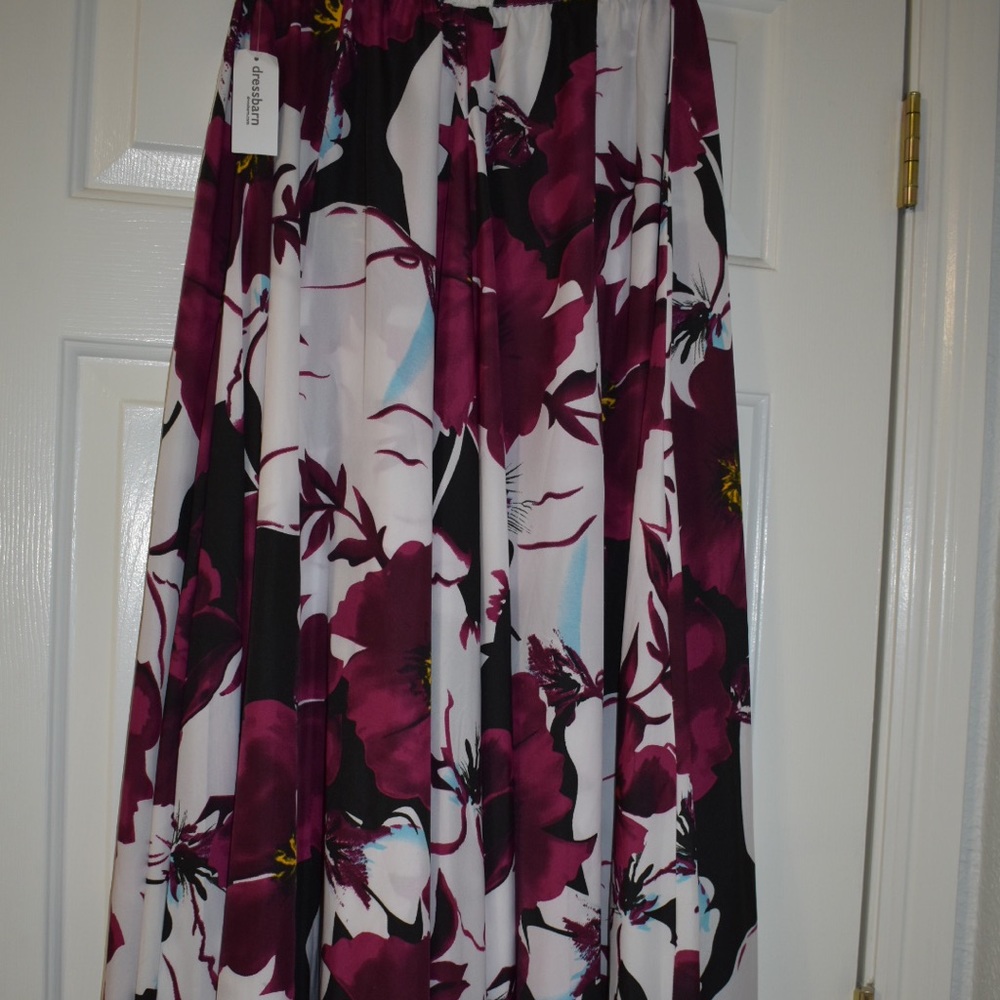 Floral flowey maxi skirt